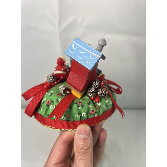 Vintage Wicker Rattan Coasters with Woven Basket Holder 8 Drink Mats Xmas‎ Theme - Picture 7 of 8